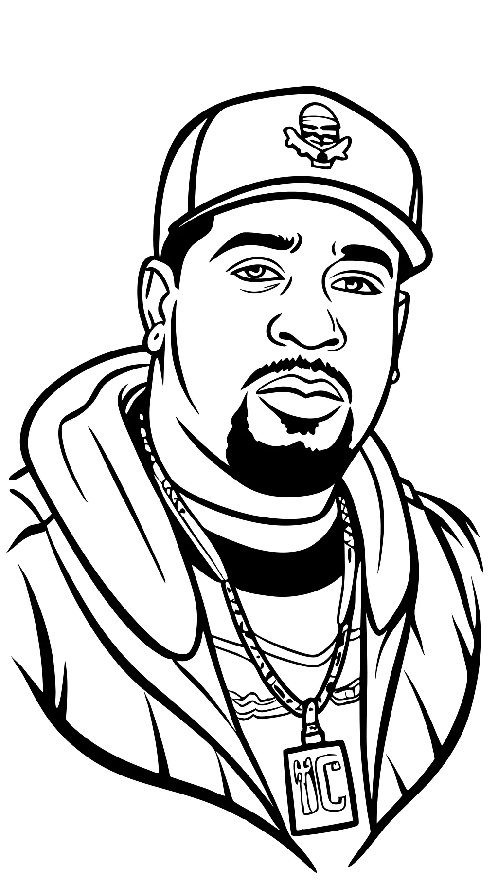 coloring pages of rappers